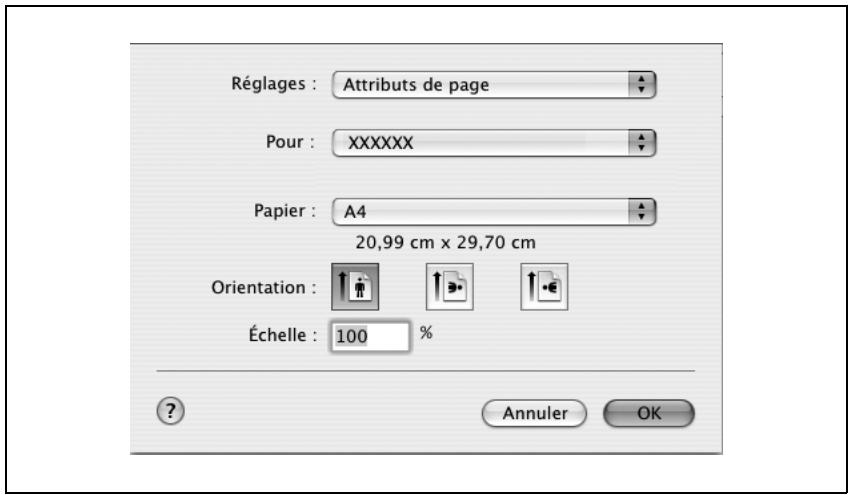 KONICA MINOLTA BIZHUB C252P PHASE3 PRINTER - Boite de dialogue Format d'impression - 1