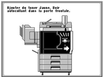 KONICA MINOLTA CF9001 - Lorsque le message "Ajouter du toner" apparait - 2