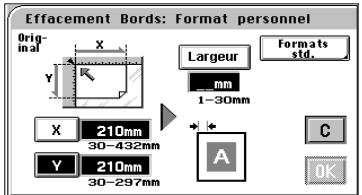 KONICA MINOLTA CF9001 - Paramétrage mode Effacement des bords - 3