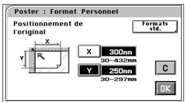 KONICA MINOLTA CF9001 - Si [FORMAT PERSO] est selectionné : - 5