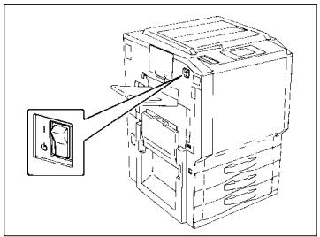 KONICA MINOLTA CF9001 - Mise en marche/Arrêt - 1