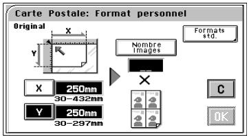KONICA MINOLTA CF9001 - Si l'original n'a pas un format standard : - 3