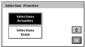 KONICA MINOLTA CF9001 - Modification de la Sélection Priorités - 3
