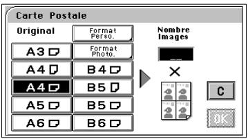 KONICA MINOLTA CF9001 - Paramétrage de la fonction Carte postale - 2