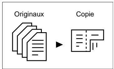 KONICA MINOLTA CF9001 - Si l'Introducteur/Retourneur de documents et l'unité recto-versosont installés : - 1