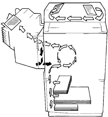 KONICA MINOLTA CF9001 - Sens de défilament (parcours de la copie) - 1