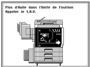 KONICA MINOLTA CF9001 - Lorsque le message "Plus d'huile dans l'unité de fixation" apparait - 2