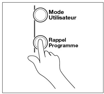 KONICA MINOLTA CF9001 - Rappel d'un programme - 1