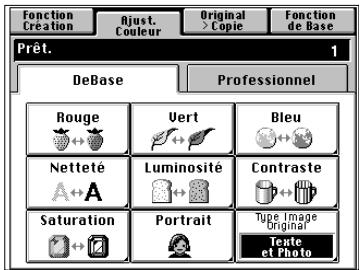 KONICA MINOLTA CF9001 - Procedure d'Ajustement couleur (de base) - 1