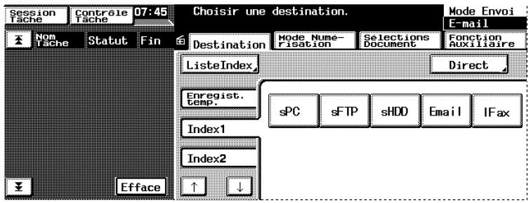 KONICA MINOLTA CN3102PRO - Entrée dans l'écran de configuration - 1