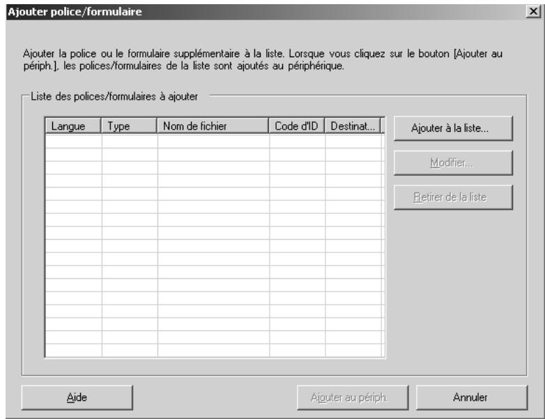 KONICA MINOLTA FONT MANAGEMENT UTILITY - Pour ajouter des polices et des formulaires - 1