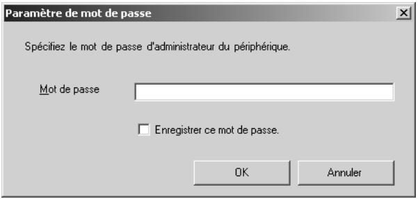 KONICA MINOLTA FONT MANAGEMENT UTILITY - Sélectionnez le périhérique de votre choix à partir de Listedes périhériques, puis cliquez sur le bouton OK. - 1