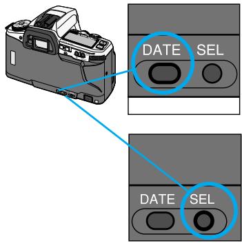KONICA MINOLTA MAXXUM 5 - Réglage de la date et de l'heure - 1