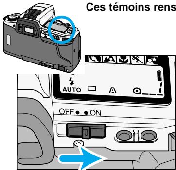 KONICA MINOLTA MAXXUM 5 - Témoins d'etat des piles - 1