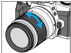KONICA MINOLTA MAXXUM 5 - Appuyer sur la touche de rappel de programme (P) pour configurer l'appareil en mode Programme Tout auto. - 2