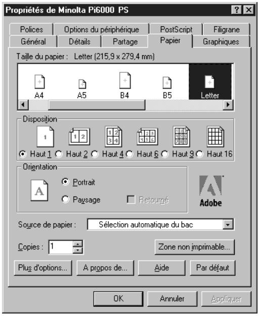 KONICA MINOLTA PI6000 PS - Panneau Papier - 1