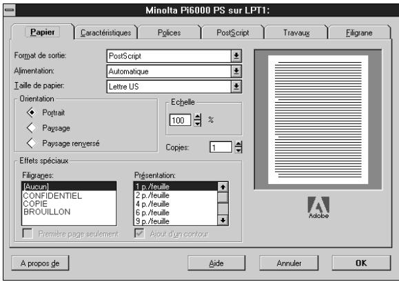 KONICA MINOLTA PI6000 PS - Panneau Papier - 1