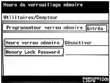 KONICA MINOLTA BIZHUB 250 PH2 5 SCAN - Pour spécifique le paramètre Memory Lock Password - 3