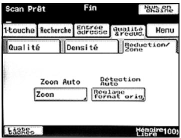 KONICA MINOLTA BIZHUB 250 PH2 5 SCAN - Réglage format original - 2