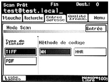 KONICA MINOLTA BIZHUB 250 PH2 5 SCAN - Pour entrer une adresse - 4