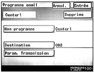 KONICA MINOLTA BIZHUB 250 PH2 5 SCAN - Changer/effacer un Programme E-mail - 2