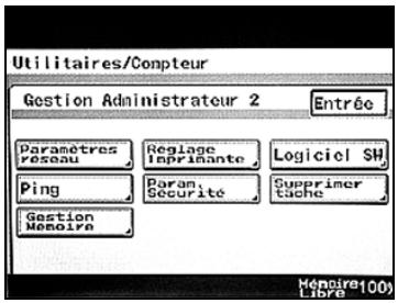 KONICA MINOLTA BIZHUB 250 PH2 5 SCAN - Pour contrôler la connexion réseau - 1