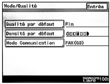 KONICA MINOLTA BIZHUB 250 PH2 5 SCAN - Spécifier les Paramètres Qualité/Mode - 6