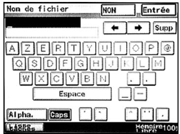 KONICA MINOLTA BIZHUB 250 PH2 5 SCAN - Spécifier un Nom de fichier - 3