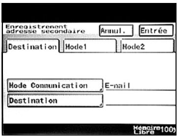 KONICA MINOLTA BIZHUB 250 PH2 5 SCAN - Enregistrer/Effacer une adresse secondaire - 3