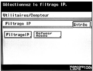 KONICA MINOLTA BIZHUB 250 PH2 5 SCAN - Pour spécifique les réglages de filtrage IP - 1