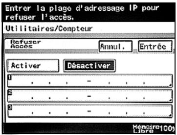 KONICA MINOLTA BIZHUB 250 PH2 5 SCAN - Pour spécifique les réglages de filtrage IP - 2