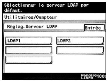 KONICA MINOLTA BIZHUB 250 PH2 5 SCAN - Pour spécifique les réglages du Serveur LDAP - 2