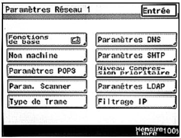 KONICA MINOLTA BIZHUB 250 PH2 5 SCAN - Paramètres DNS - 1