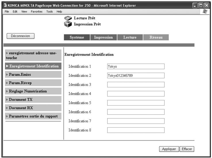KONICA MINOLTA BIZHUB 250 PH2 5 SCAN - Pour enregistrer les identifiants - 1