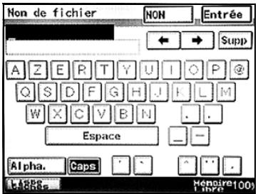 KONICA MINOLTA BIZHUB 250 PH2 5 SCAN - Spécifier un nom de fichier - 3