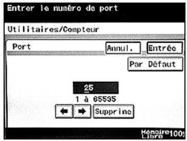 KONICA MINOLTA BIZHUB 250 PH2 5 SCAN - Adresse du serveur SMTP - 4