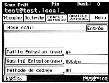 KONICA MINOLTA BIZHUB 250 PH2 5 SCAN - Pour entrer une adresse - 4