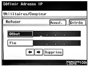 KONICA MINOLTA BIZHUB 250 PH2 5 SCAN - Pour spécifique les réglages de filtrage IP - 3
