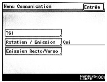 KONICA MINOLTA BIZHUB 250 PH2 5 SCAN - Spécifier le Menu Communication - 7