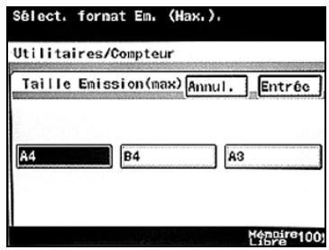 KONICA MINOLTA BIZHUB 250 PH2 5 SCAN - Taille Émission (Max.) - 3