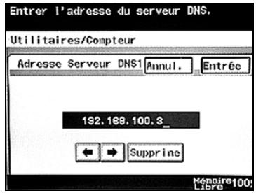 KONICA MINOLTA BIZHUB 250 PH2 5 SCAN - Adresse serveur DNS - 2