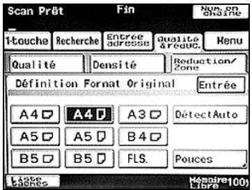 KONICA MINOLTA BIZHUB 250 PH2 5 SCAN - Réglage format original - 3