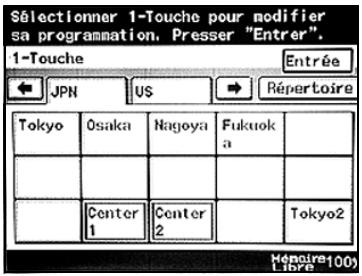 KONICA MINOLTA BIZHUB 250 PH2 5 SCAN - Changer ou effacer un bouton 1-touche - 1