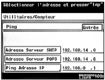 KONICA MINOLTA BIZHUB 250 PH2 5 SCAN - Pour contrôler la connexion réseau - 2