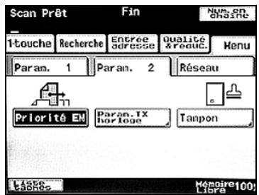 KONICA MINOLTA BIZHUB 250 PH2 5 SCAN - Spécifier la priorité d'émission - 1
