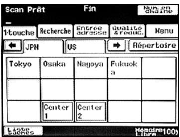 KONICA MINOLTA BIZHUB 250 PH2 5 SCAN - Spécifier la destination de l'E-mail de notification - 1