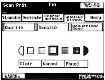 KONICA MINOLTA BIZHUB 250 PH2 5 SCAN - Pour spécifier un réglage densité - 2