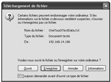 KONICA MINOLTA BIZHUB 250 PH2 5 SCAN - Cliquez sur [Enregisterr]. - 1
