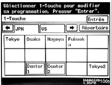 KONICA MINOLTA BIZHUB 250 PH2 5 SCAN - Changer ou effacer un bouton 1-touche - 1