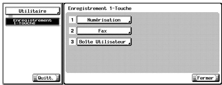 KONICA MINOLTA BIZHUB C450 - Appuyez sur [Fax]. - 1